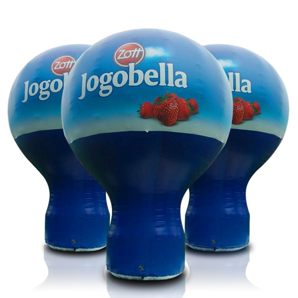 Sonderform Standballon 2-6m inkl. 4C Branding