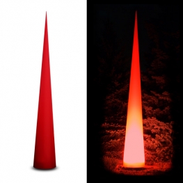 bis zu 7m hoher Aircone in-/outdoor mit heller Beleuchtung