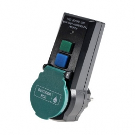 Sicherheits Fehlerstrom FI Zwischenstecker IP44 für Outdoor