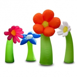 FLOWER - aufblasbare Blumen in 5 Variationen inkl. Base