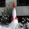 Weihnachtsmann Aircone im Winter Outdoor